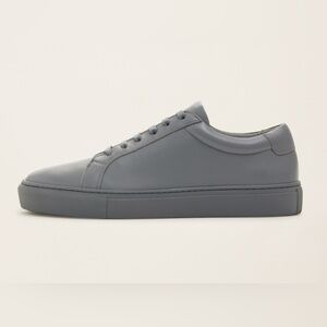 Italic Brand Cadence Leather Sneakers in Graphite M7/W9 Gray Like New $175